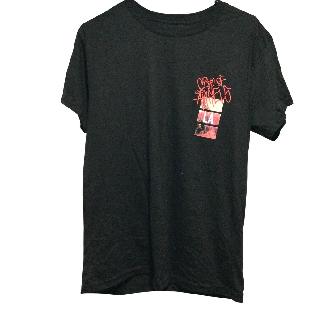City‎ Of Angels Graphic T Shirt Los Angeles LA Black Tee